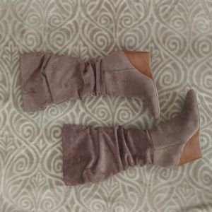 Charles David Taupe High boots 6.5